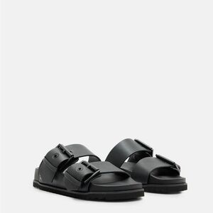 All Saints Sian Leather Buckle Sandals